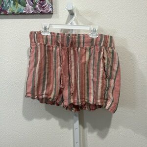 Dip Linen Striped Shorts